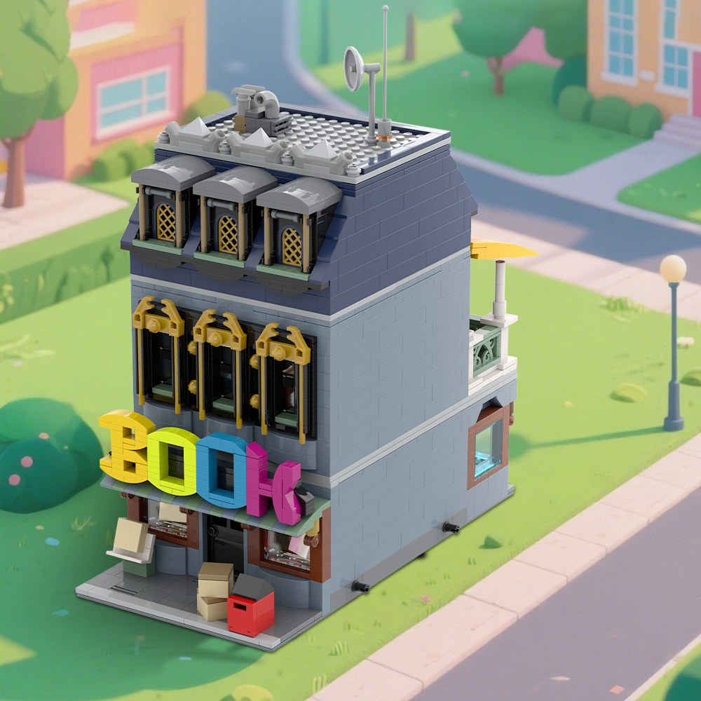 Gobricks MOC Little Bookshop B - Diy Electronics Market recensione e prezzo