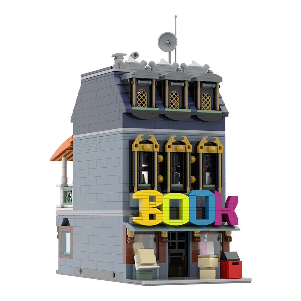 Gobricks MOC Little Bookshop B - Diy Electronics Market recensione e prezzo