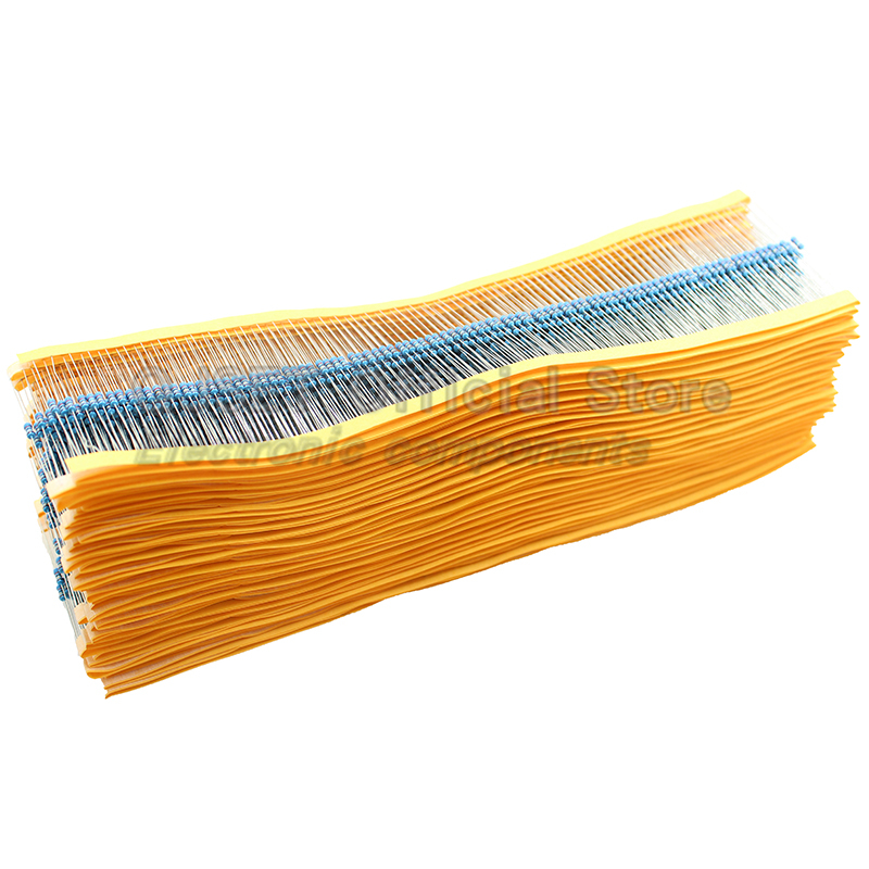 100pcs 1/4W Metal Film Resisto - Resistor Kit 1 4W recensione e prezzo