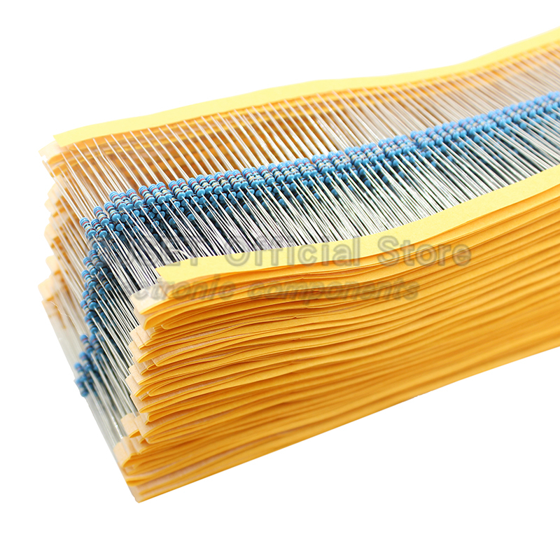 100pcs 1/4W Metal Film Resisto - Resistor Kit 1 4W recensione e prezzo