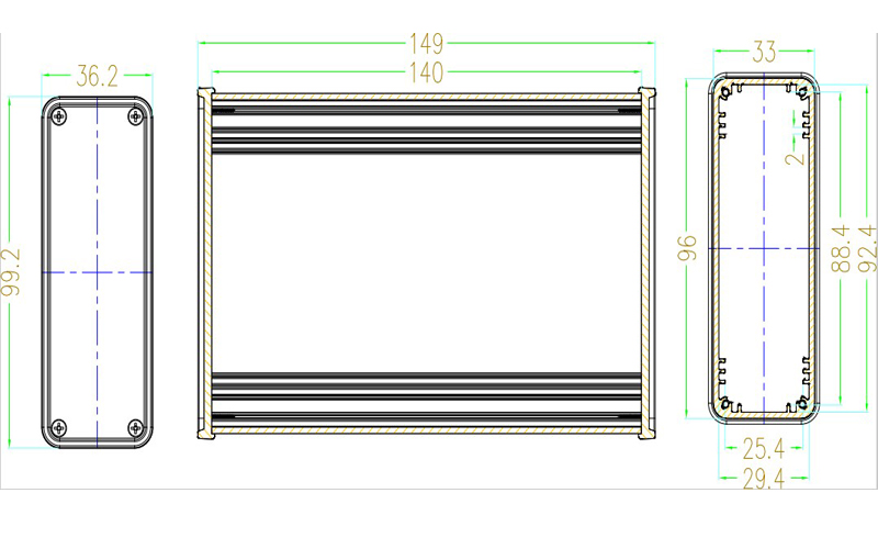 Aluminium box housing case for - Diy Enclosure For Electronics recensione e prezzo