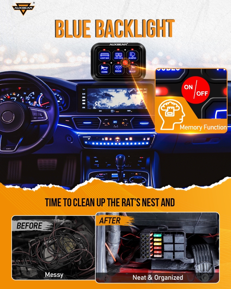 AUXBEAM 720W Universal Switch  - Diy Boat Electronics recensione e prezzo